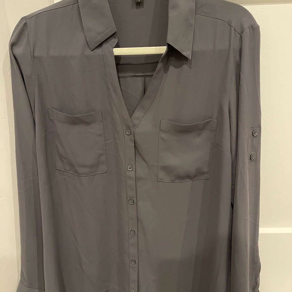Express grey portofino shirt